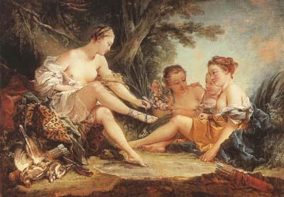 Francois Boucher Diana After the Hunt (mk08) Spain oil painting art